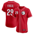 Punc C.Reds #29 TJ Friedl Player Red Limited Elite Home Game Stitched Jerseys