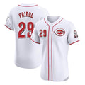Punc C.Reds #29 TJ Friedl Player White Limited Elite Home Stitched Jerseys