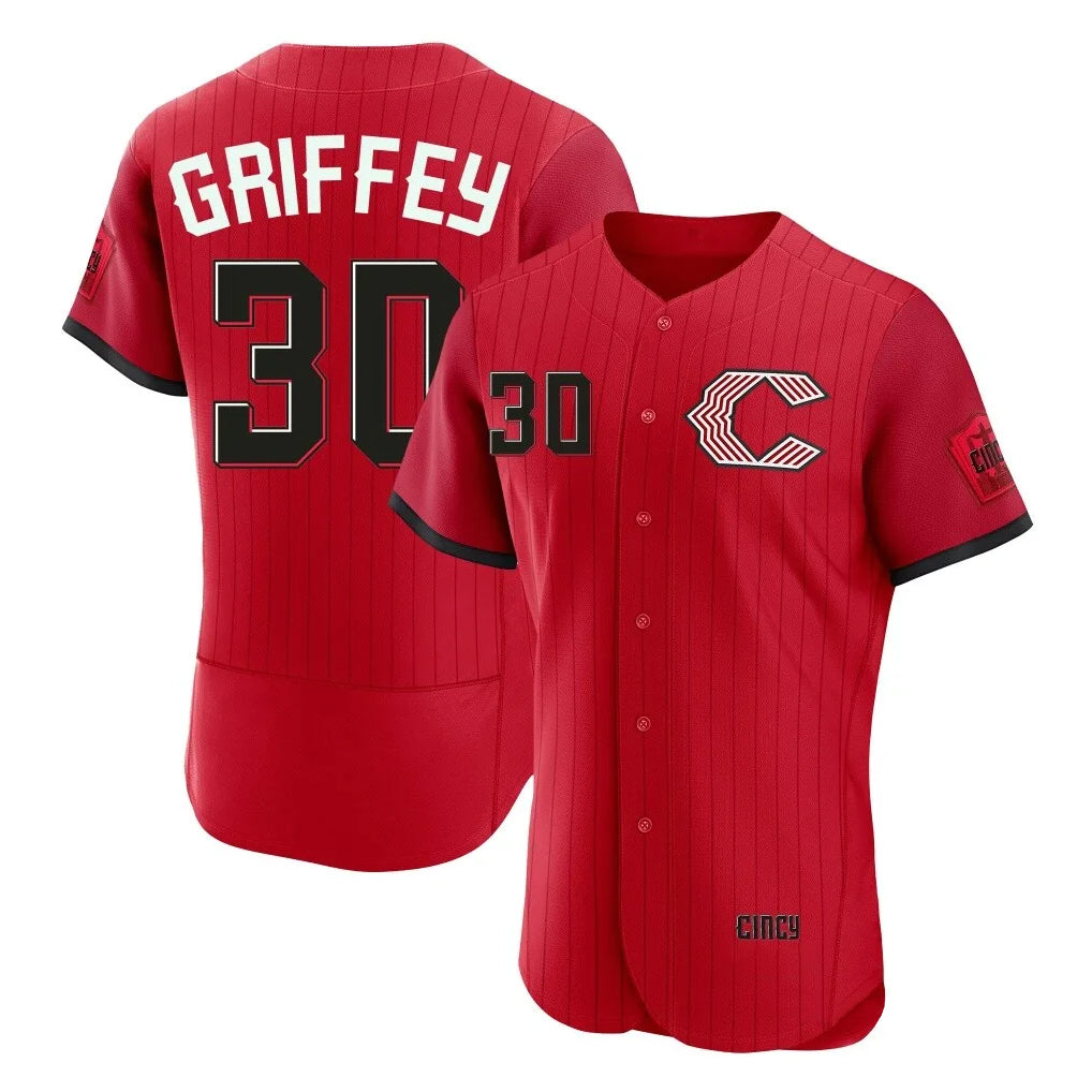 Punc C.Reds #30 Ken Griffey Player Red 2026 City Connect Limited Elite Home Stitched Jerseys