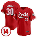 Punc C.Reds #30 Ken Griffey Player Red Vapor Premier Limited Home Stitched Jerseys