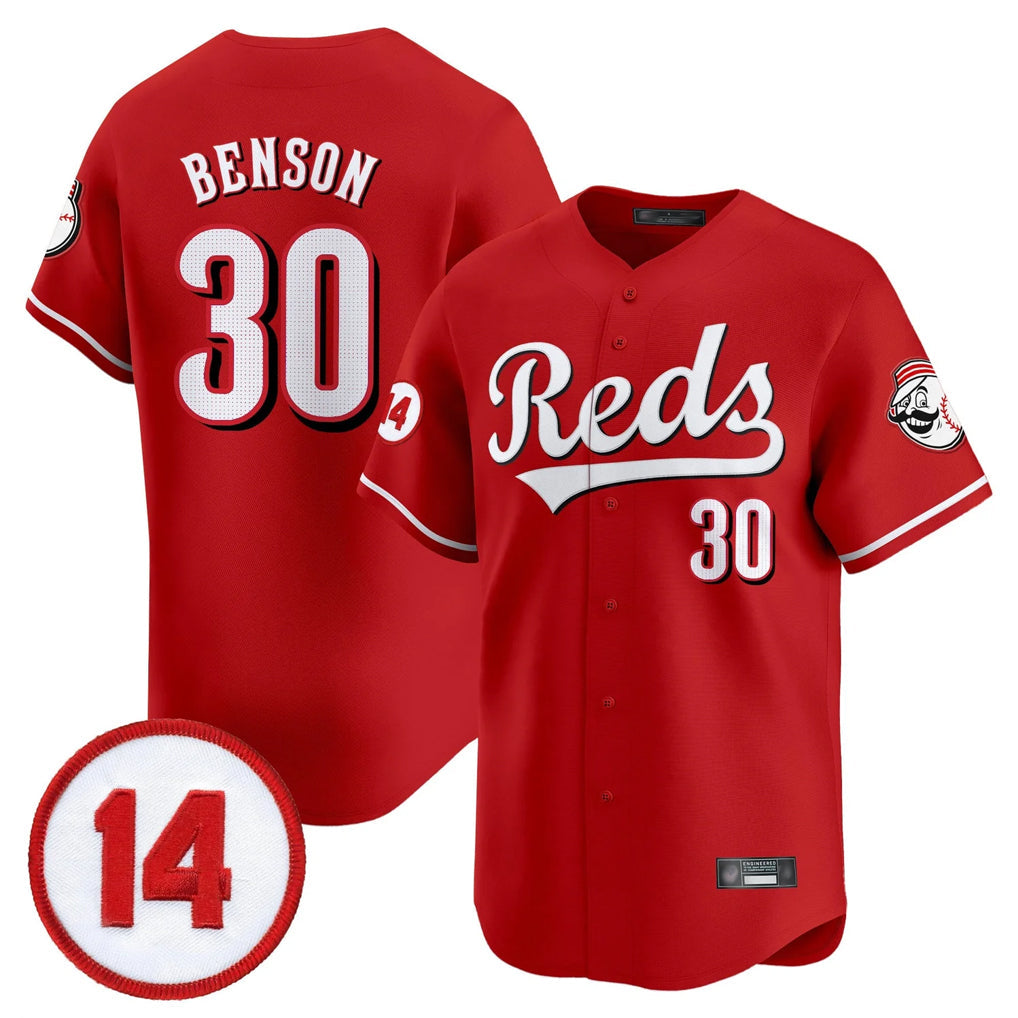 Punc C.Reds #30 Ken Griffey Player Red Vapor Premier Limited Home Stitched Jerseys