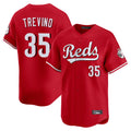 Punc C.Reds #35 Jose Trevino Player Red Home Limited Stitched Jerseys