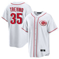 Punc C.Reds #35 Jose Trevino Player White Game Home Stitched Jerseys