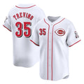Punc C.Reds #35 Jose Trevino Player White Home Limited Stitched Jerseys