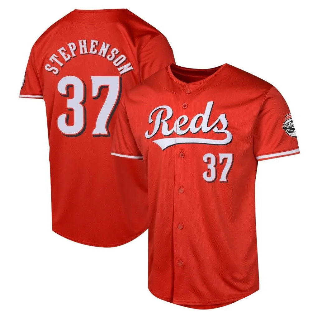 Punc C.Reds #37 Tyler Stephenson Player Red 2026 City Connect Limited Home Stitched Jerseys