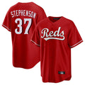 Punc C.Reds #37 Tyler Stephenson Player Red Home Game Stitched Jerseys