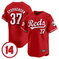 Punc C.Reds #37 Tyler Stephenson Player Red Vapor Premier Limited Home Stitched Jerseys