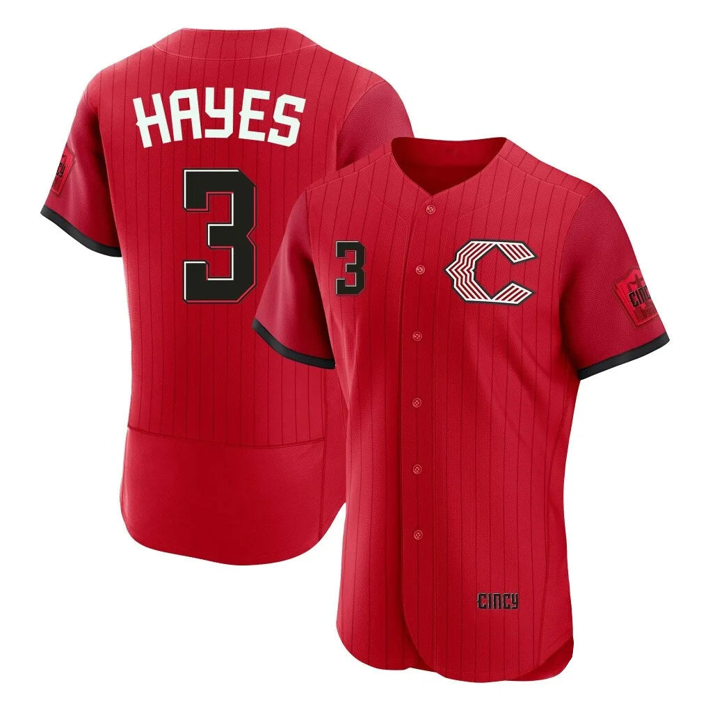 Punc C.Reds #3 Ke'Bryan Hayes Player Red 2026 City Connect Limited Elite Home Stitched Jerseys