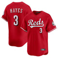 Punc C.Reds #3 Ke'Bryan Hayes Player Red Home Limited Stitched Jerseys
