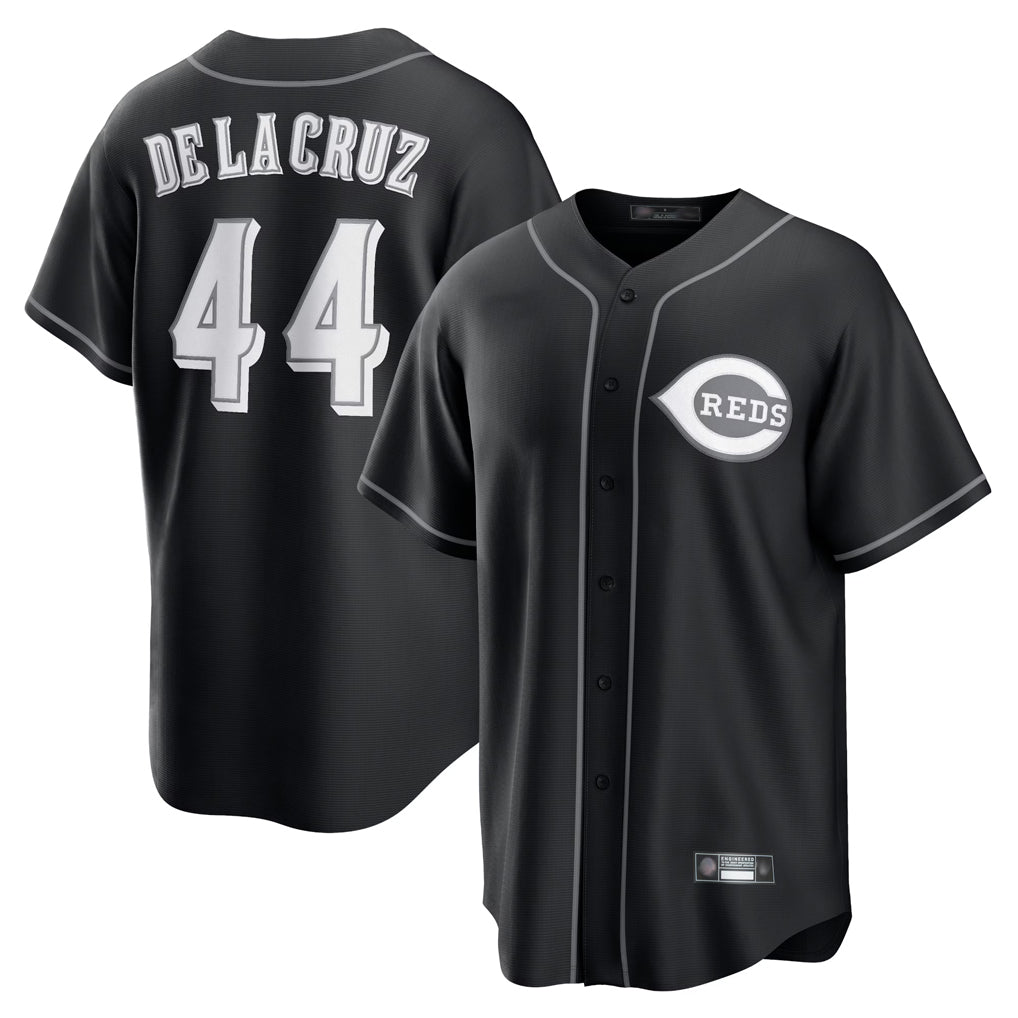 Punc C.Reds #44 Elly De La Cruz Player Black Home Game Stitched Jerseys