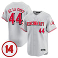 Punc C.Reds #44 Elly De La Cruz Player Gray Vapor Premier Limited Home Stitched Jerseys