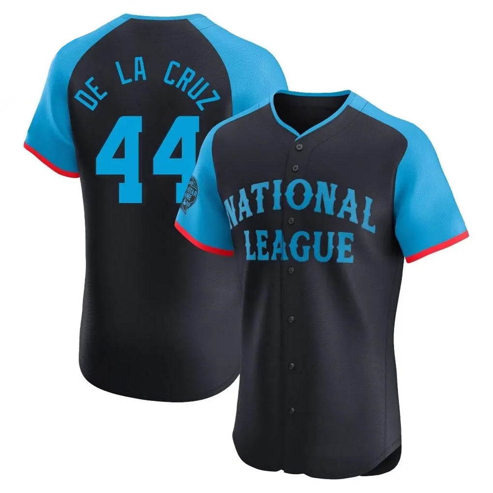 Punc C.Reds #44 Elly De La Cruz Player Navy Limited National League All-Star Game Stitched Jerseys