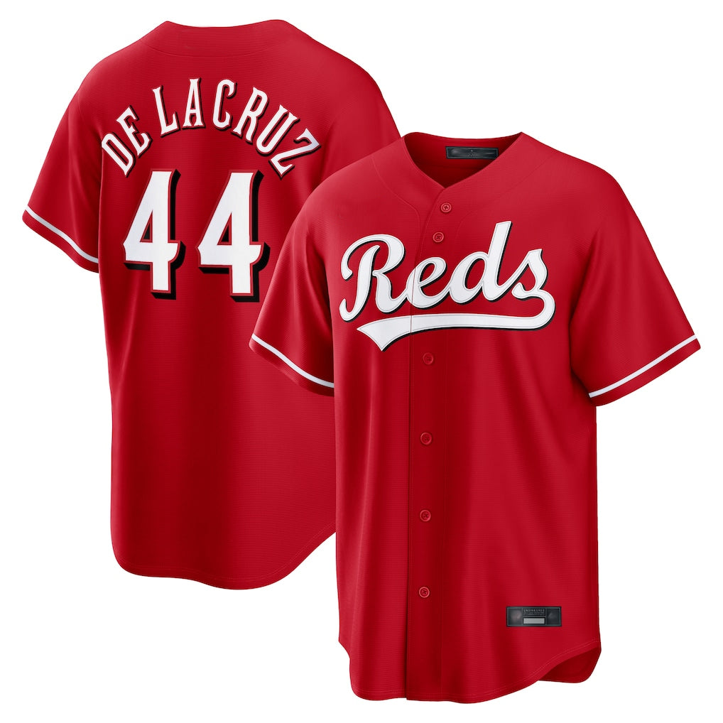 Punc C.Reds #44 Elly De La Cruz Player Red Home Game Stitched Jerseys