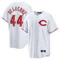 Punc C.Reds #44 Elly De La Cruz Player White Home Game Stitched Jerseys