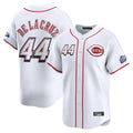 Punc C.Reds #44 Elly De La Cruz Player White Speedway Classic Home Limited Stitched Jerseys