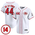 Punc C.Reds #44 Elly De La Cruz Player White Vapor Premier Limited Home Stitched Jerseys