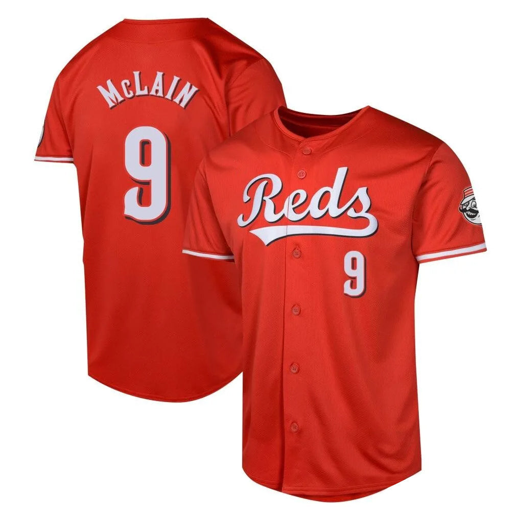 Punc C.Reds #9 Matt McLain Player Red 2026 City Connect Limited Home Stitched Jerseys