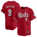 Punc C.Reds #9 Matt McLain Player Red Home Limited Stitched Jerseys