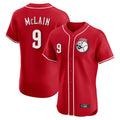 Punc C.Reds #9 Matt McLain Player Red Limited Elite Home Game Stitched Jerseys