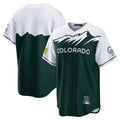 Punc C.Rockies Green City Connect Home Game Blank Player Stitched Jerseys