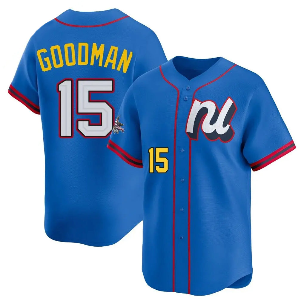 Punc C.Rockies #15 Hunter Goodman Player Blue National League All-Star Edition Home Limited Stitched Jerseys