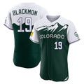 Punc C.Rockies #19 Charlie Blackmon Player Green City Connect Limited Elite Home Stitched Jerseys