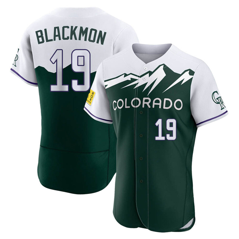 Punc C.Rockies #19 Charlie Blackmon Player Green City Connect Limited Elite Home Stitched Jerseys