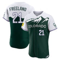 Punc C.Rockies #21 Kyle Freeland Player Green City Connect Limited Elite Home Stitched Jerseys