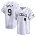 Punc C.Rockies #9 Brenton Doyle Player White Limited Home Stitched Jerseys
