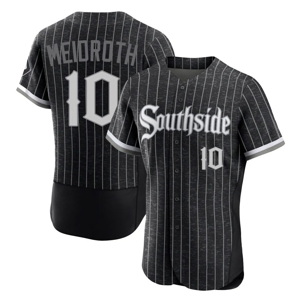 Punc C.White Sox #10 Chase Meidroth Player Black City Connect Limited Elite Home Stitched Jerseys