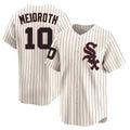 Punc C.White Sox #10 Chase Meidroth Player Cream Cooperstown Collection Limited Home Stitched Jerseys