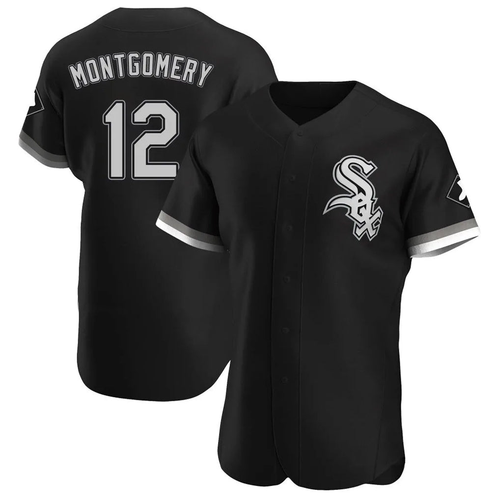 Punc C.White Sox #12 Colson Montgomery Player Black Limited Elite Home Stitched Jerseys