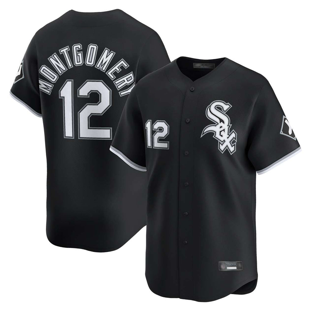 Punc C.White Sox #12 Colson Montgomery Player Black Limited Home Stitched Jerseys