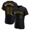 Punc C.White Sox #12 Colson Montgomery Player Black Snake Skin City Limited Elite Home Stitched Jerseys
