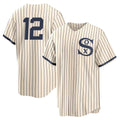 Punc C.White Sox #12 Colson Montgomery Player Cream Field of Dreams Home Game Stitched Jerseys