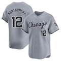 Punc C.White Sox #12 Colson Montgomery Player Gray Road Limited Home Stitched Jerseys