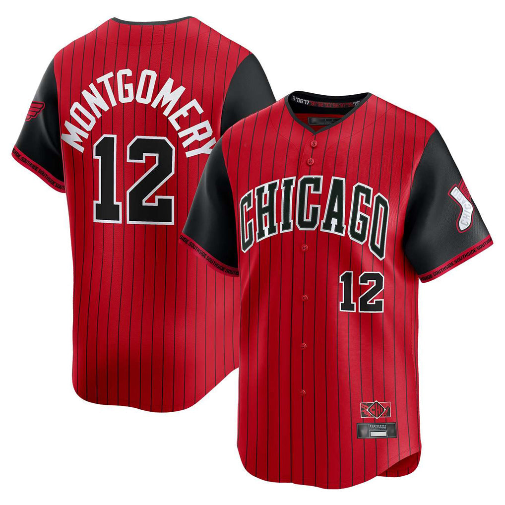 Punc C.White Sox #12 Colson Montgomery Player Red City Connect Limited Home Stitched Jerseys