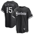 Punc C.White Sox #15 Sean Newcomb Player Black City Connect Home Game Stitched Jerseys