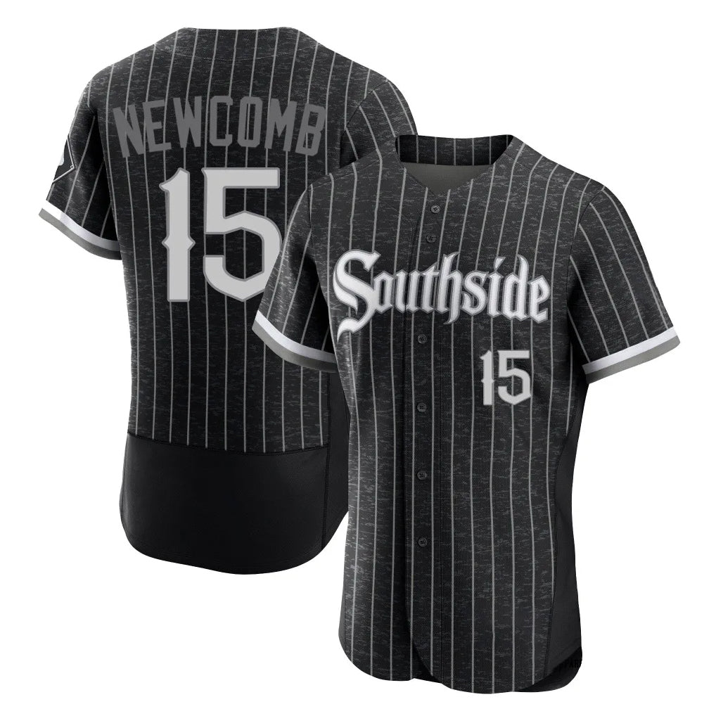 Punc C.White Sox #15 Sean Newcomb Player Black City Connect Limited Elite Home Stitched Jerseys