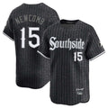Punc C.White Sox #15 Sean Newcomb Player Black City Connect Limited Home Stitched Jerseys