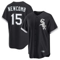 Punc C.White Sox #15 Sean Newcomb Player Black Home Game Stitched Jerseys