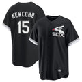 Punc C.White Sox #15 Sean Newcomb Player Black Spring Training Game Stitched Jerseys
