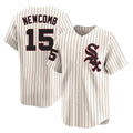 Punc C.White Sox #15 Sean Newcomb Player Cream Cooperstown Collection Limited Home Stitched Jerseys