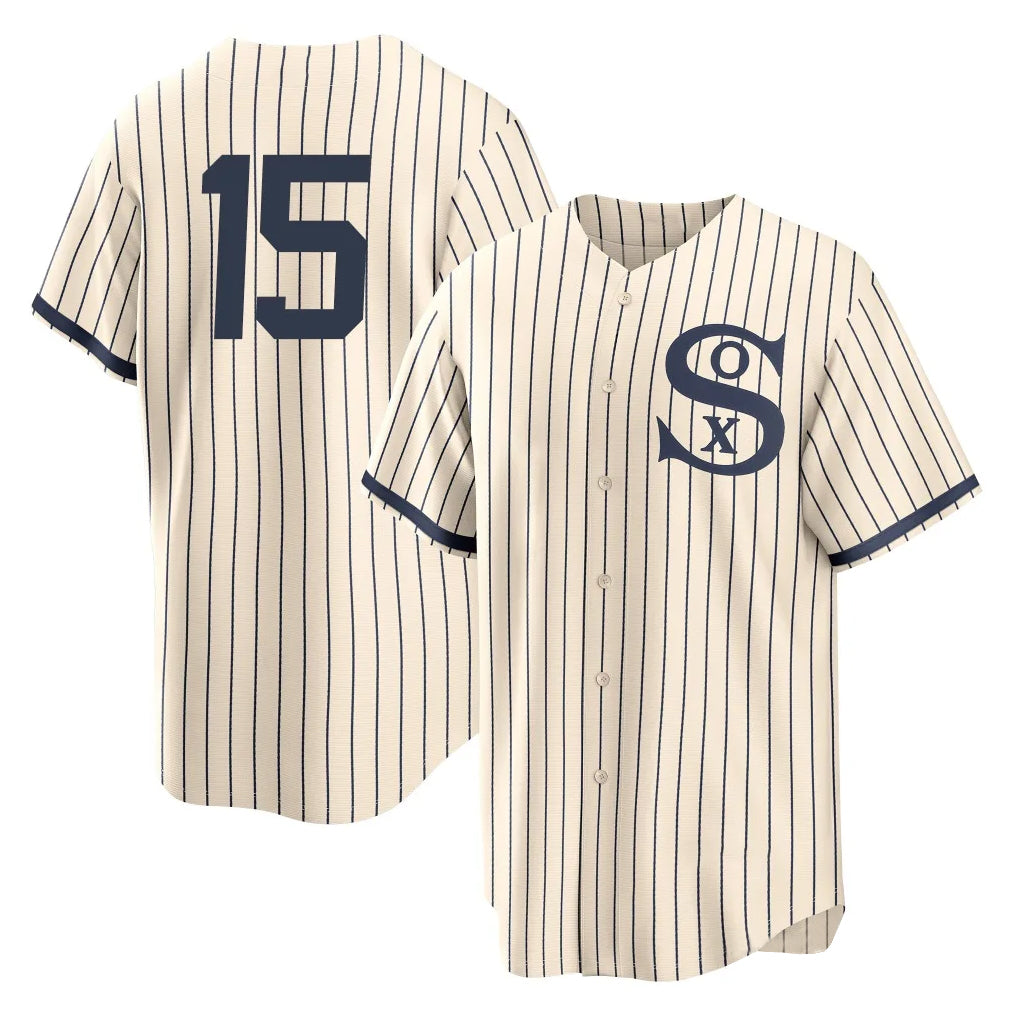 Punc C.White Sox #15 Sean Newcomb Player Cream Field of Dreams Home Game Stitched Jerseys