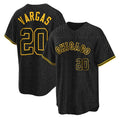 Punc C.White Sox #20 Miguel Vargas Player Black Snake Skin City Home Game Stitched Jerseys