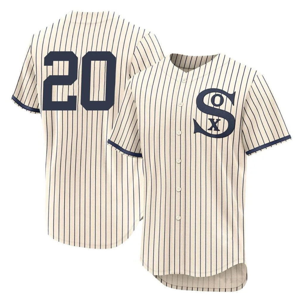 Punc C.White Sox #20 Miguel Vargas Player Cream Field of Dreams Limited Elite Home Stitched Jerseys
