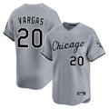 Punc C.White Sox #20 Miguel Vargas Player Gray Road Limited Home Stitched Jerseys