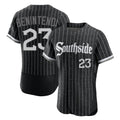 Punc C.White Sox #23 Andrew Benintendi Player Black City Connect Limited Elite Home Stitched Jerseys