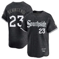 Punc C.White Sox #23 Andrew Benintendi Player Black City Connect Limited Home Stitched Jerseys