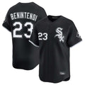 Punc C.White Sox #23 Andrew Benintendi Player Black Limited Home Stitched Jerseys
